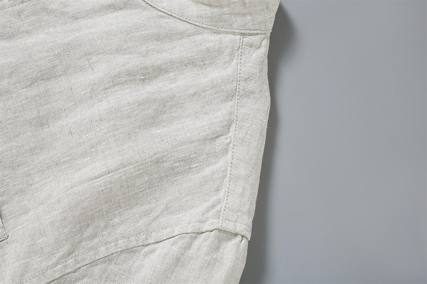 Breathable Linen Short Sleeve Shirt